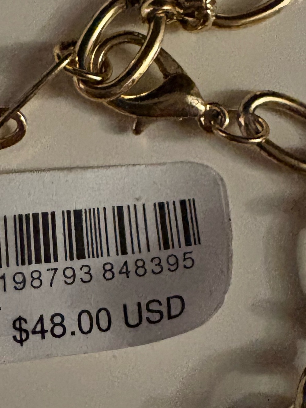 Free People Adjustable Charm Necklace Star Girl Gold Tone - Picture 6 of 6